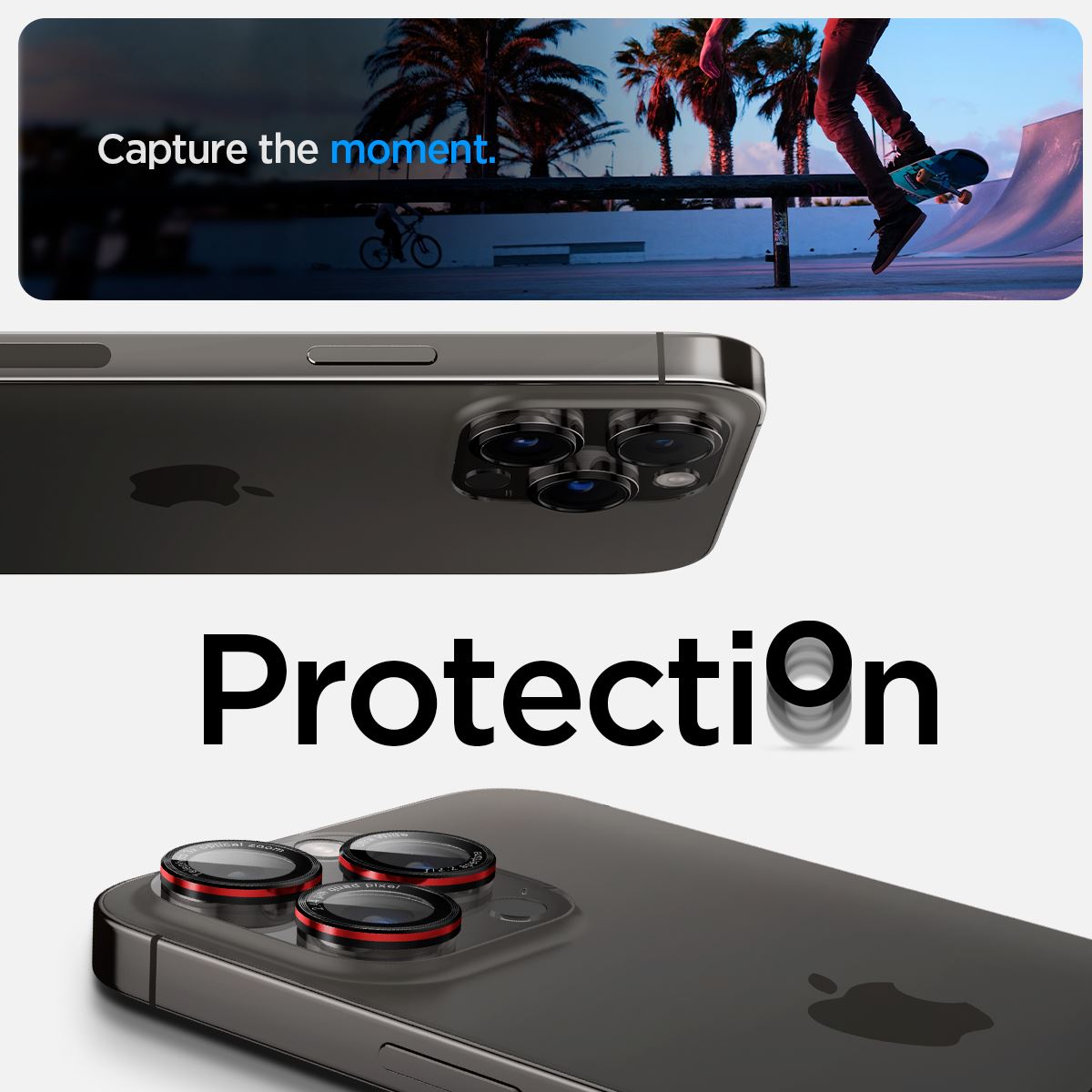 Spigen Glass tR EZ Fit Optik Pro 2 Pack, L-s - iPhone 16/15/14 Pro / 16/15/14 Pro Max (9)