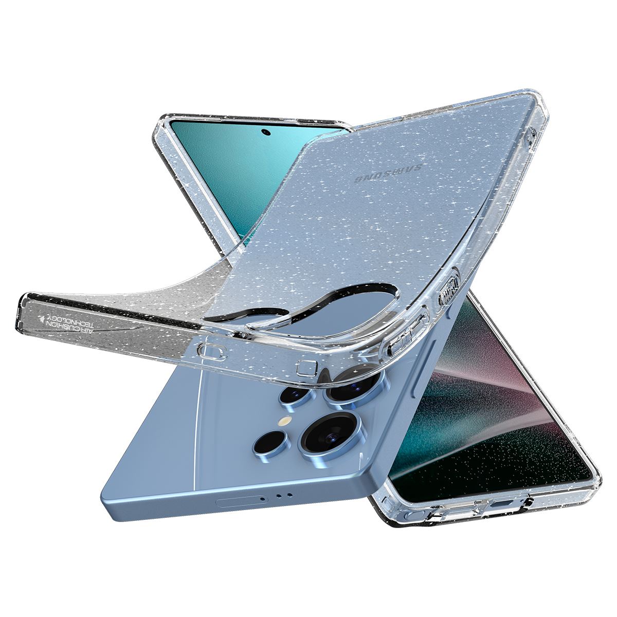 Spigen Liquid Crystal Glitter, crystal quartz - Samsung Galaxy S25 Ultra (6)