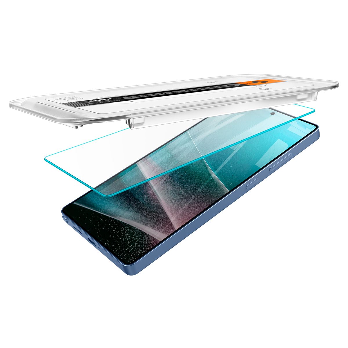 Spigen Glass tR EZ Fit HD 2 Pack, transparency - Samsung Galaxy S25 Ultra (4)