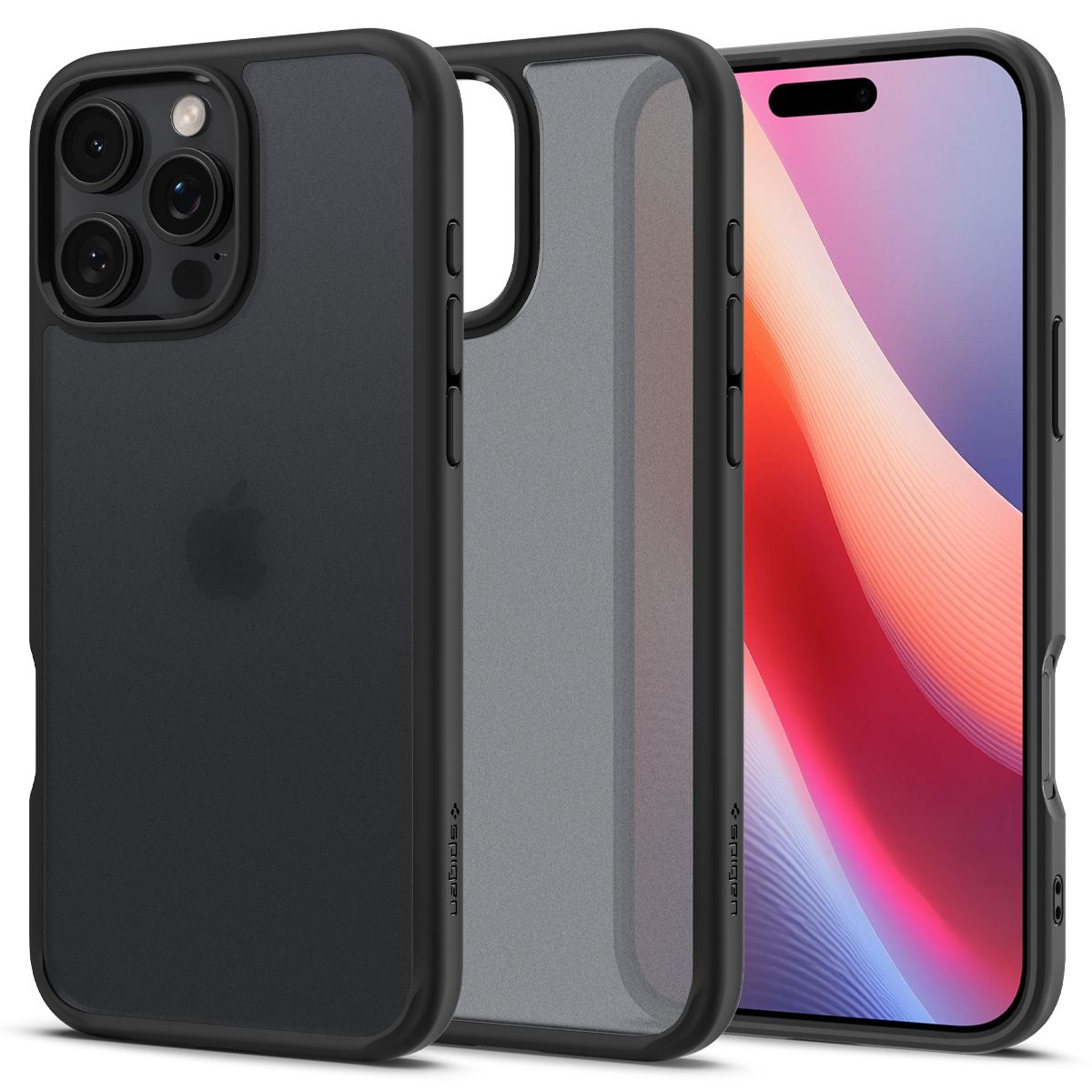 Spigen Ultra Hybrid, frost black - iPhone 16 Pro Max (1)
