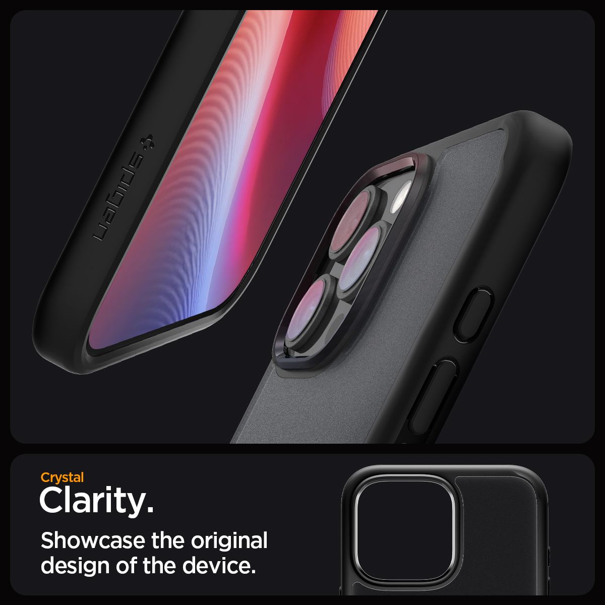 Spigen Ultra Hybrid, frost black - iPhone 16 Pro Max (10)