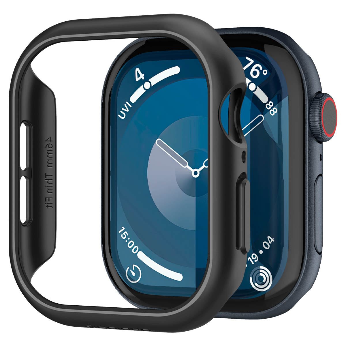 Spigen Thin Fit, black - Apple Watch 10 46mm (9)
