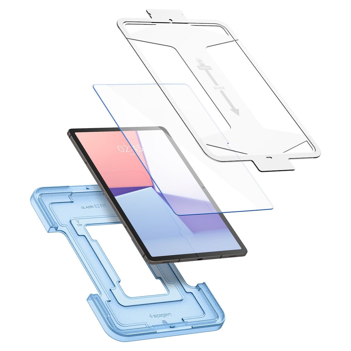 Spigen Glass tR EZ Fit 1 Pack - Samsung Galaxy Tab S9 (2)