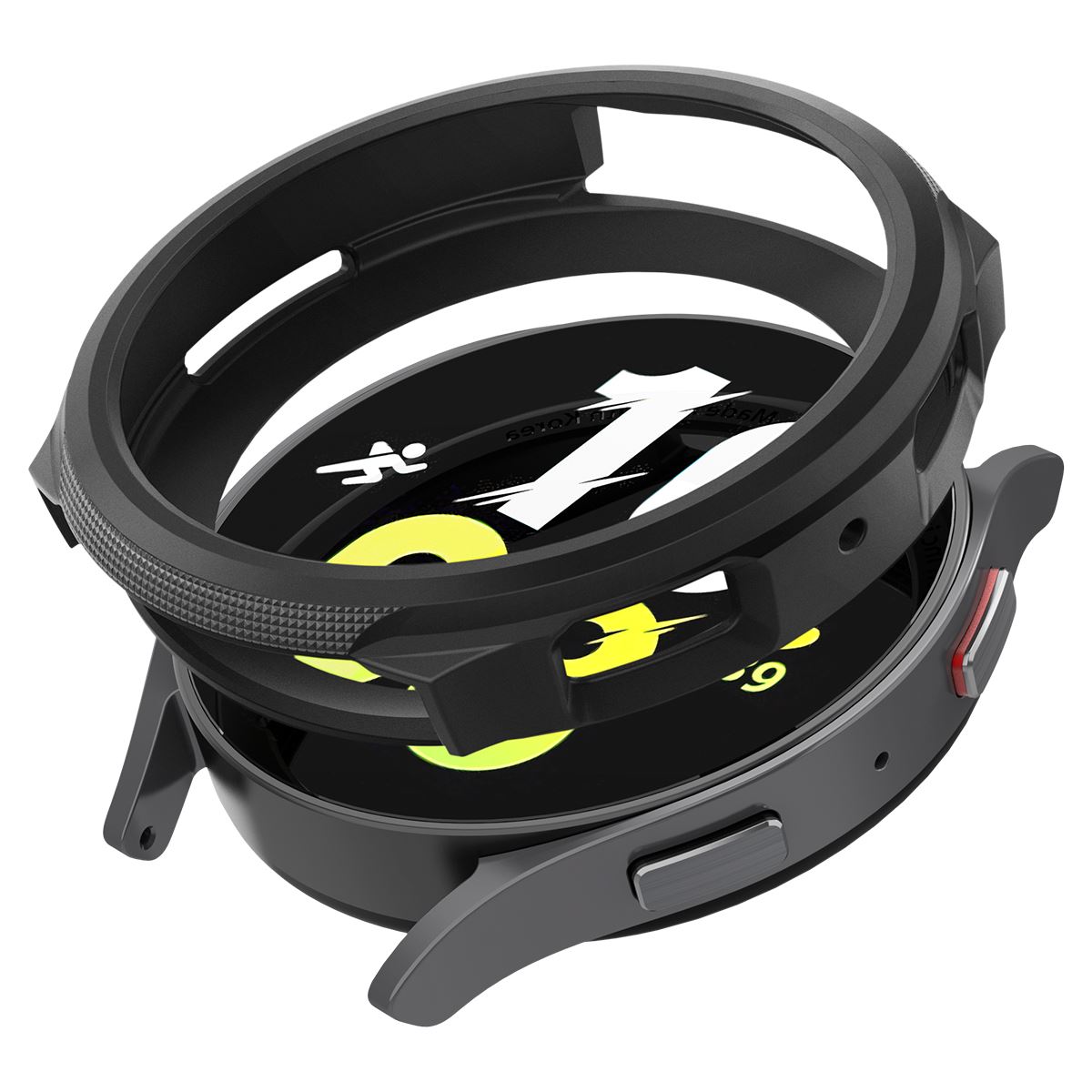 Spigen Liquid Air, matte black - Samsung Galaxy Watch6 40mm (7)