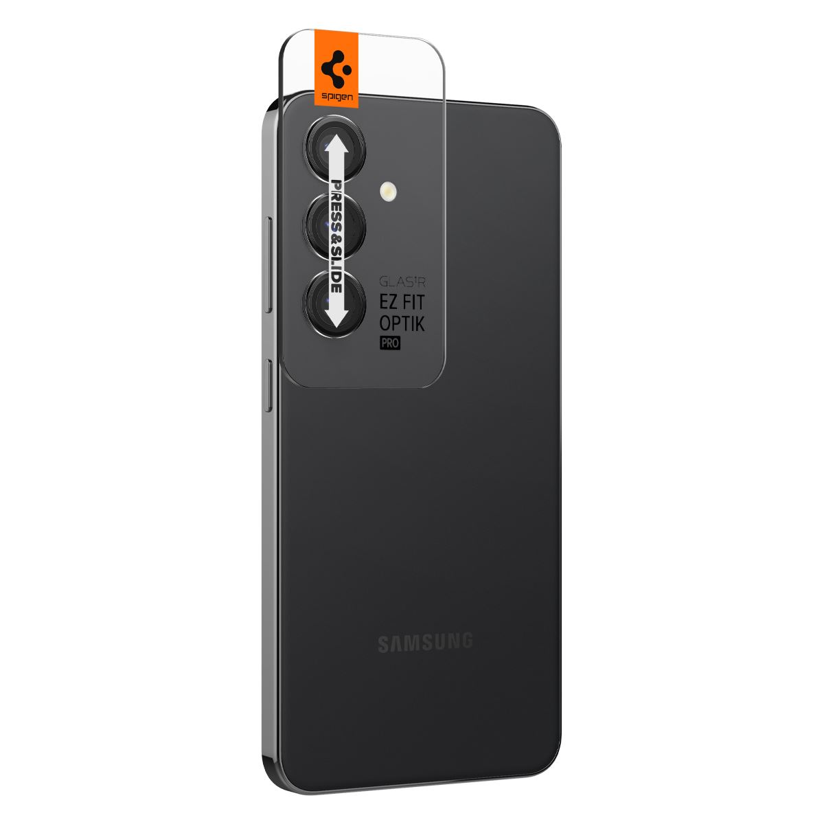 Spigen Glass tR EZ Fit Optik Pro 2 Pack, black - Samsung Galaxy S24+ (2)