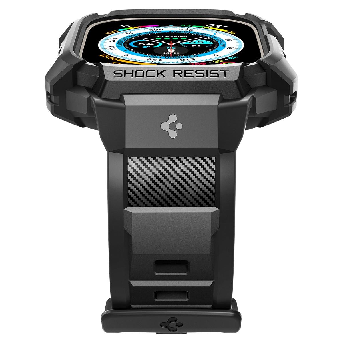 Spigen Rugged Armor Pro, black - Apple Watch Ultra 2/Ultra 49mm (5)