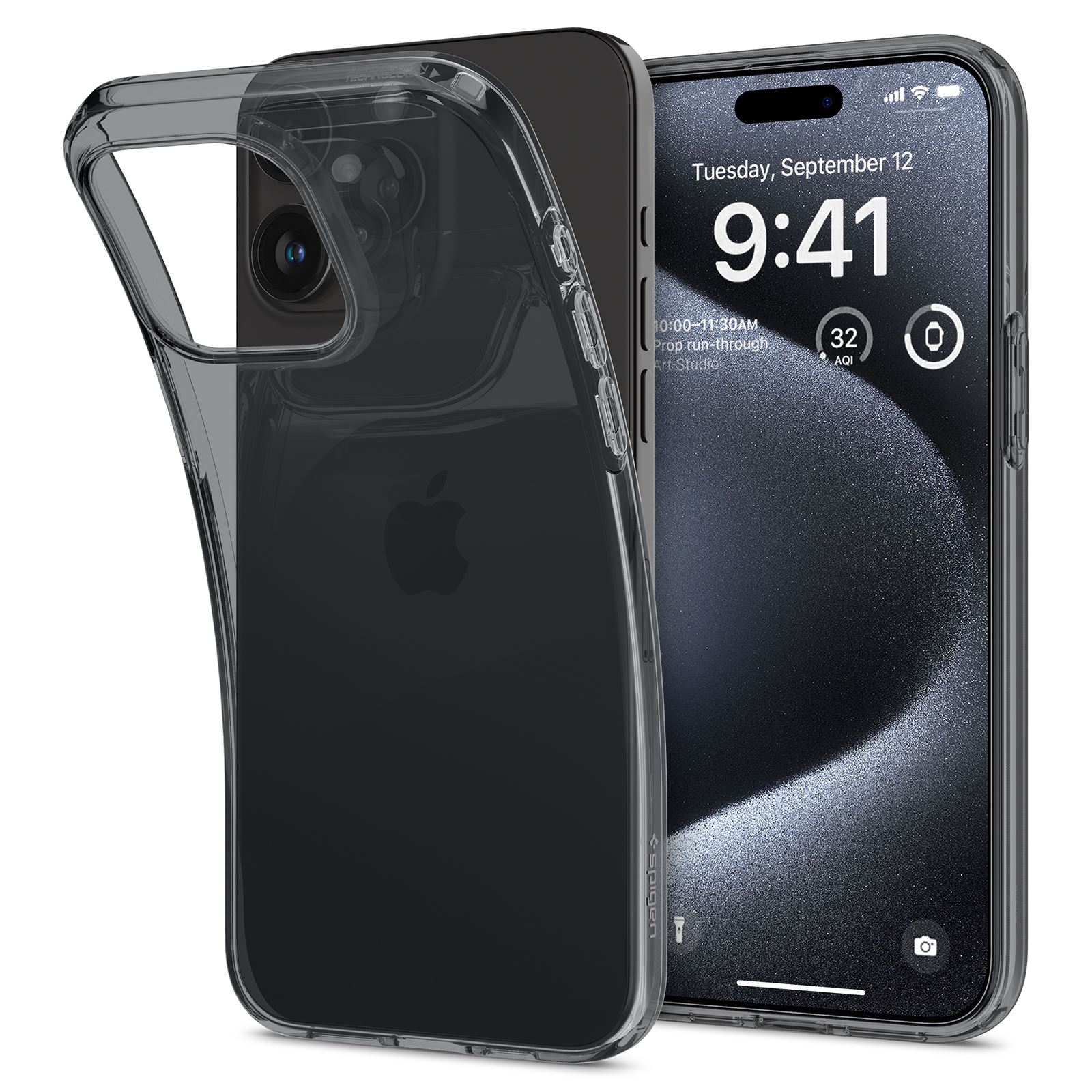 Spigen Crystal Flex, space crystal - iPhone 15 Pro (2)