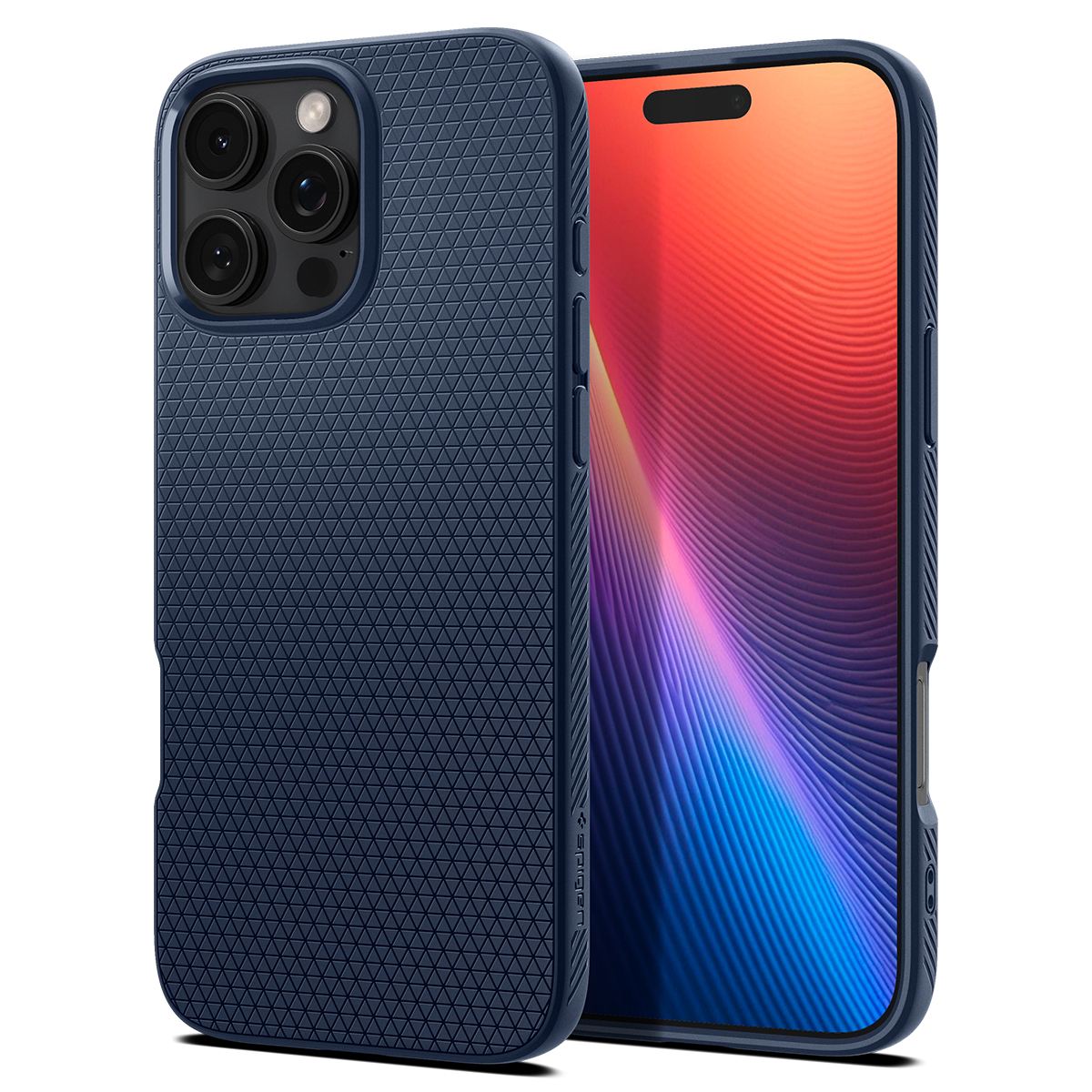 Spigen Liquid Air, navy blue - iPhone 16 Pro Max (1)