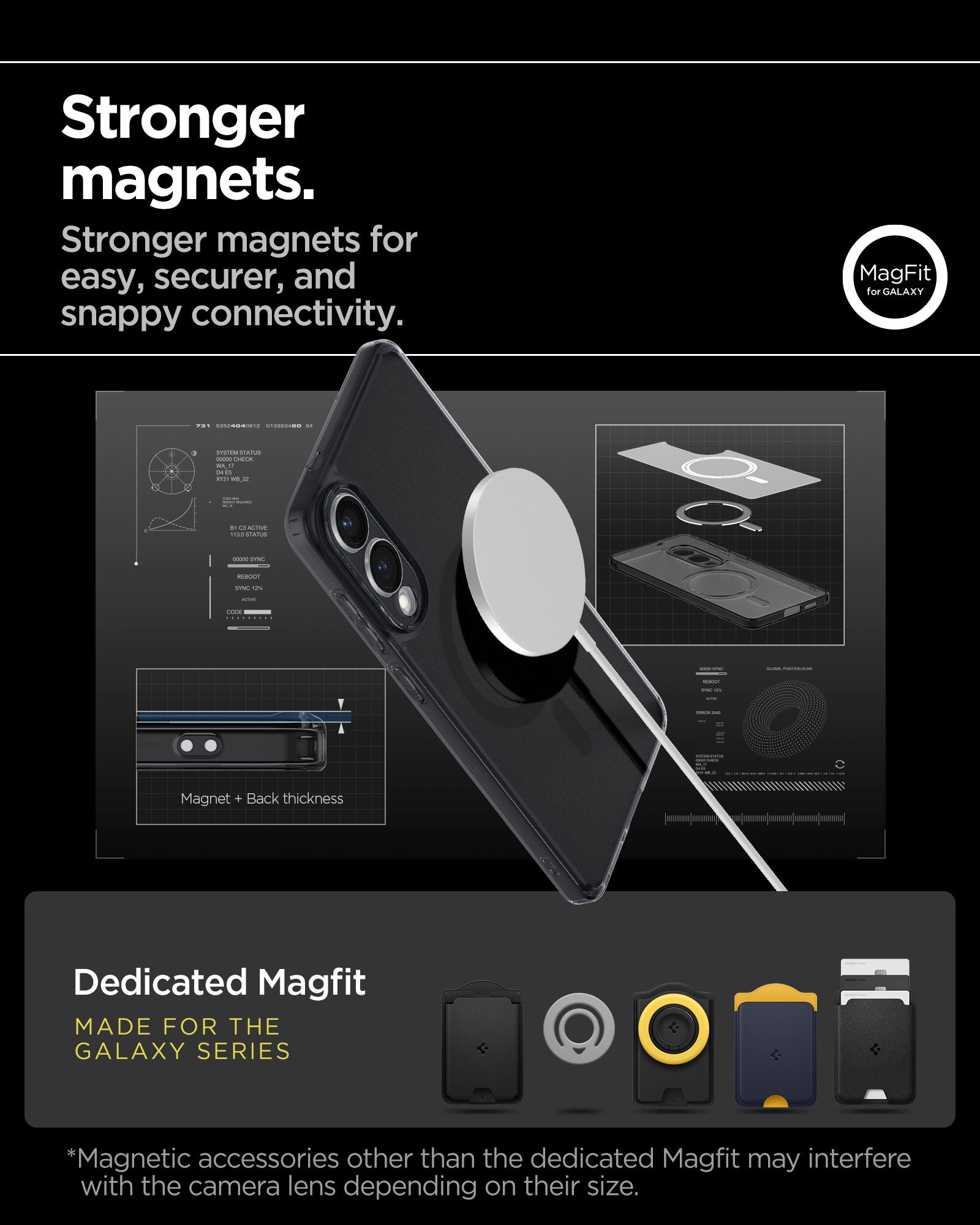 Spigen Ultra Hybrid MagSafe, frost black - Samsung Galaxy S25 Edge (12)