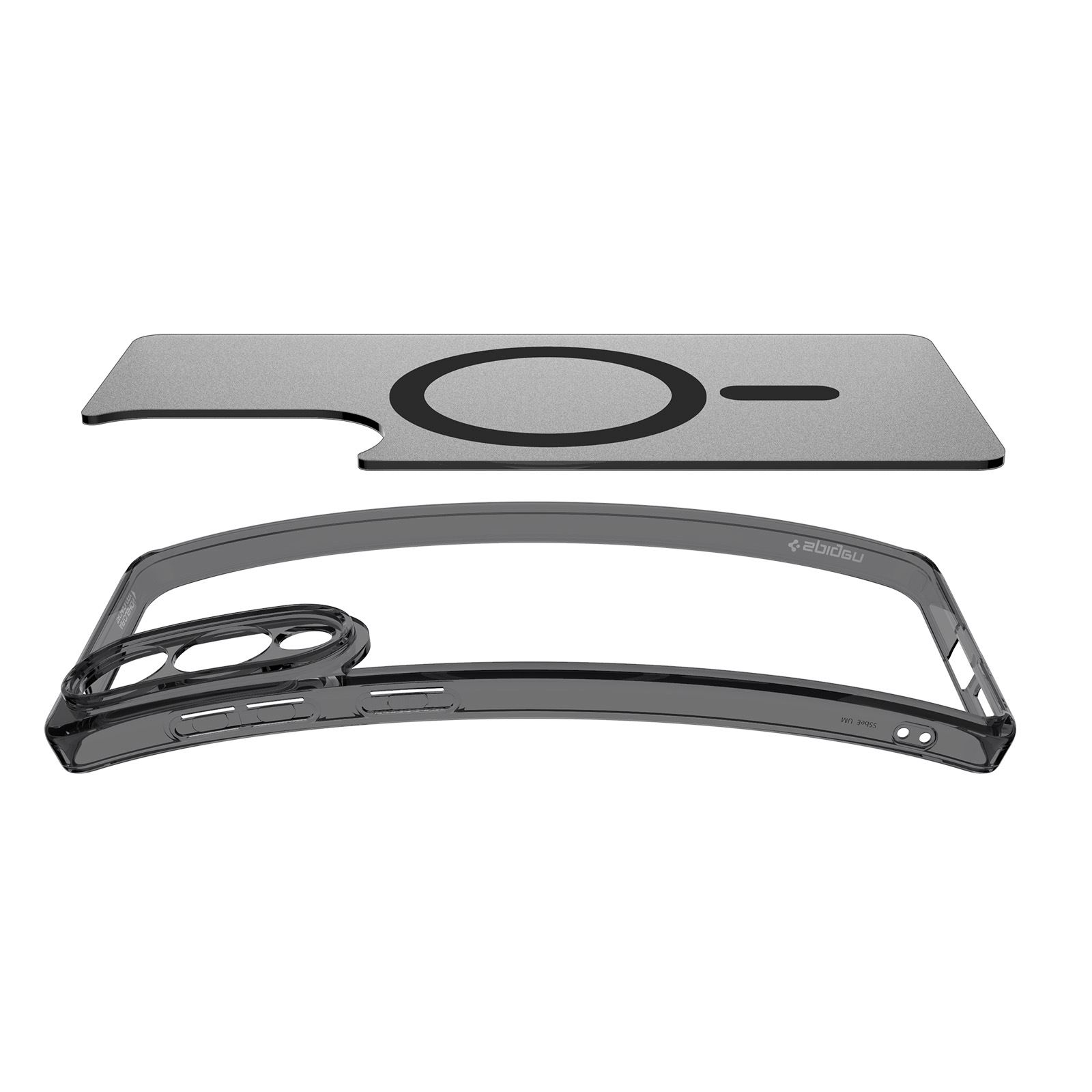 Spigen Ultra Hybrid MagSafe, frost black - Samsung Galaxy S25 Edge (6)
