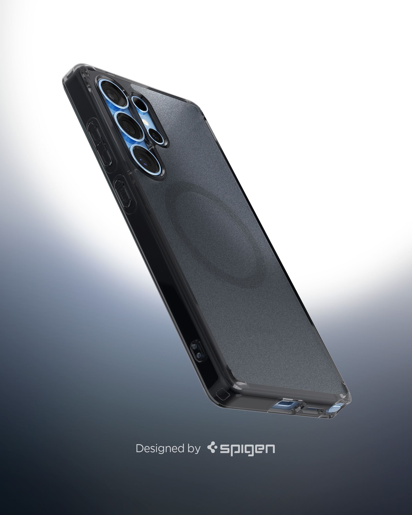 Spigen Ultra Hybrid MagSafe, frost black - Samsung Galaxy S25 Edge (9)