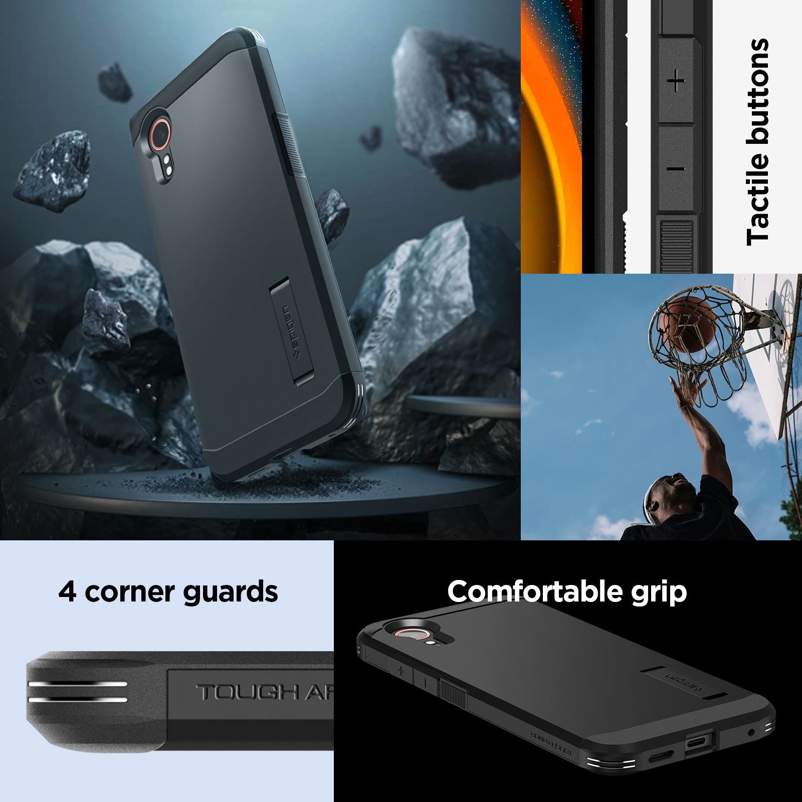 Spigen Tough Armor, black - Samsung Galaxy XCover 7  (11)
