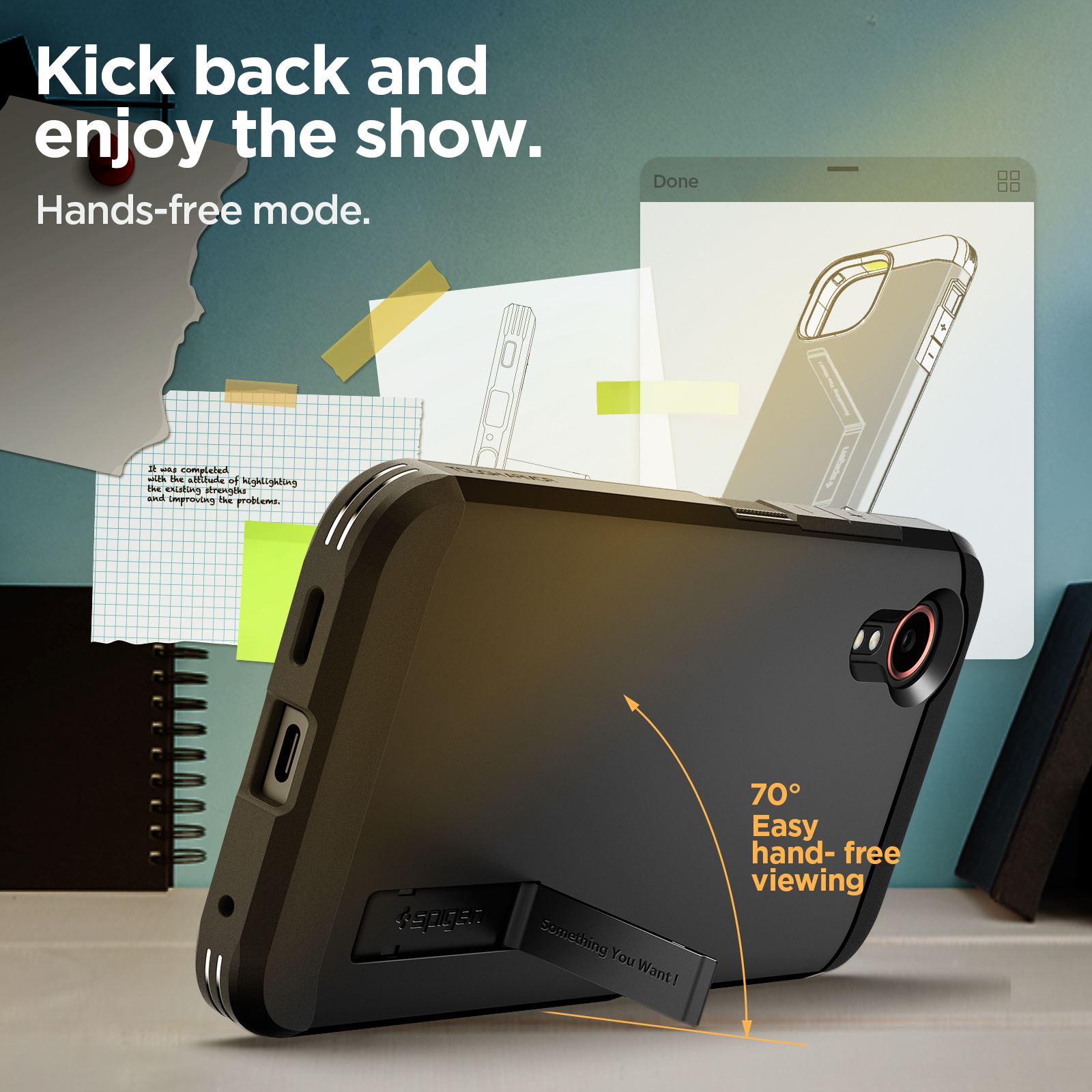 Spigen Tough Armor, black - Samsung Galaxy XCover 7  (9)
