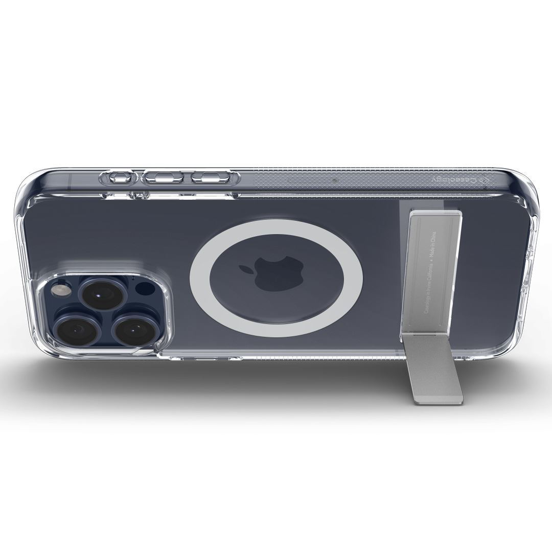 Spigen Caseology Capella MagSafe Kickstand, clear white - iPhone 15 Pro (11)