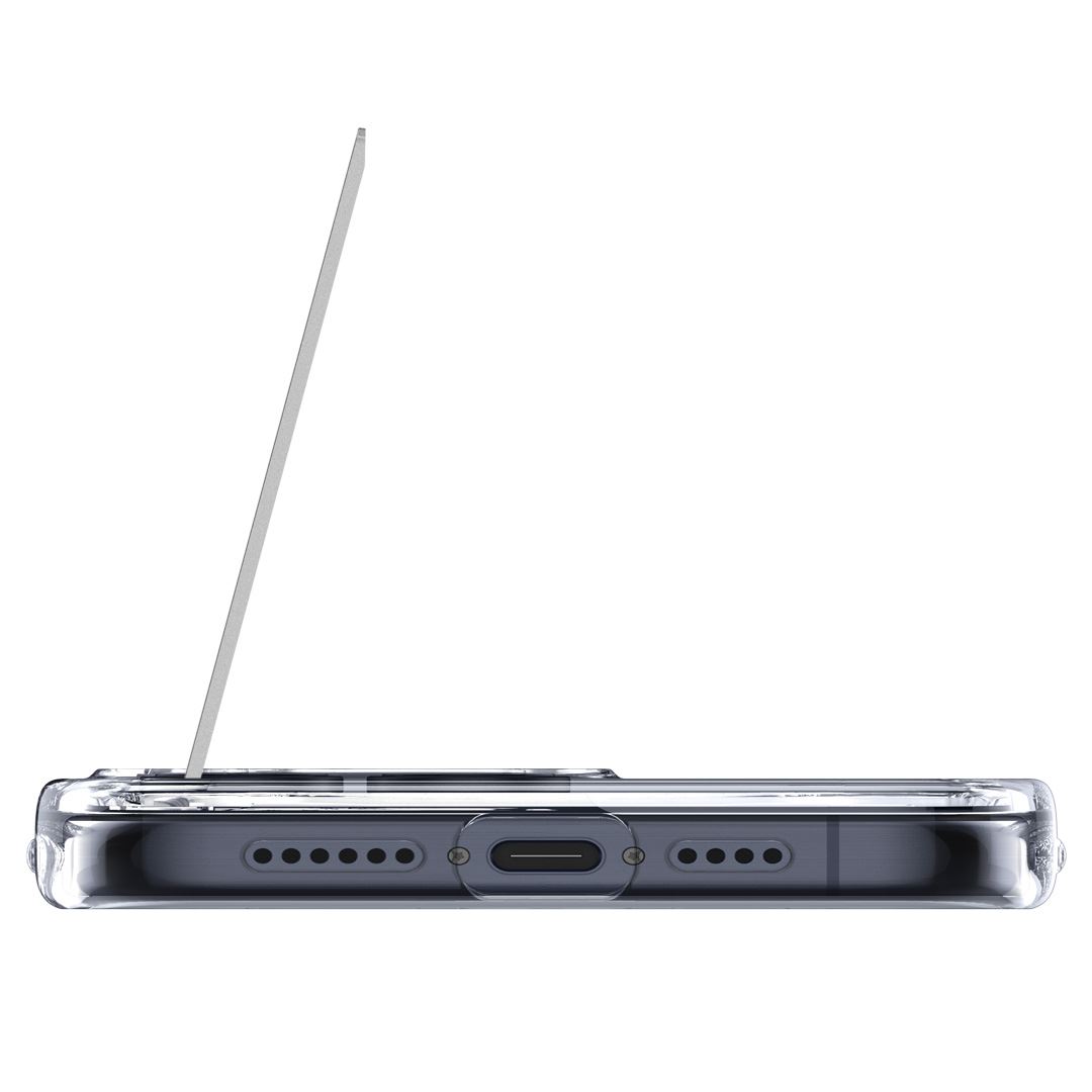 Spigen Caseology Capella MagSafe Kickstand, clear white - iPhone 15 Pro (6)