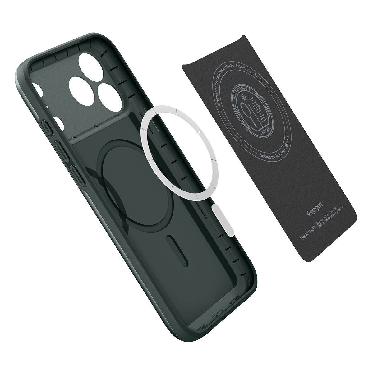 Spigen Thin Fit MagSafe, abyss green - iPhone 17 Pro (6)