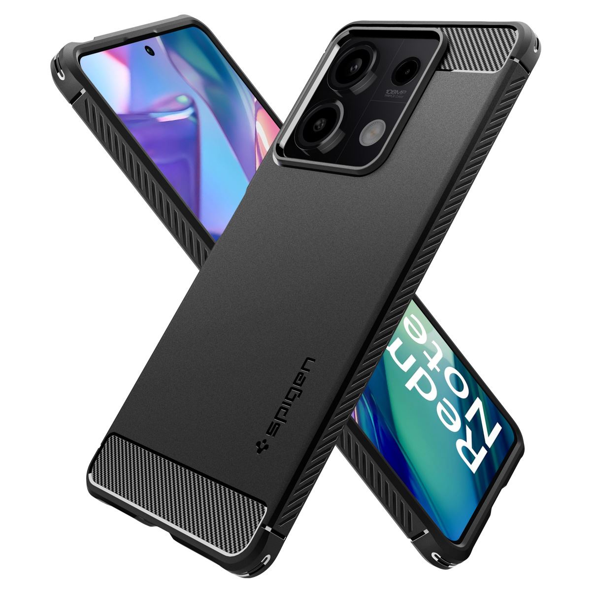 Spigen Rugged Armor, matte black - Xiaomi Redmi Note 13 5G (6)