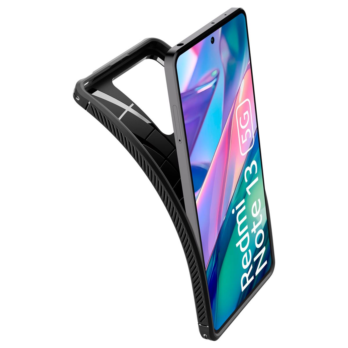 Spigen Rugged Armor, matte black - Xiaomi Redmi Note 13 5G (7)
