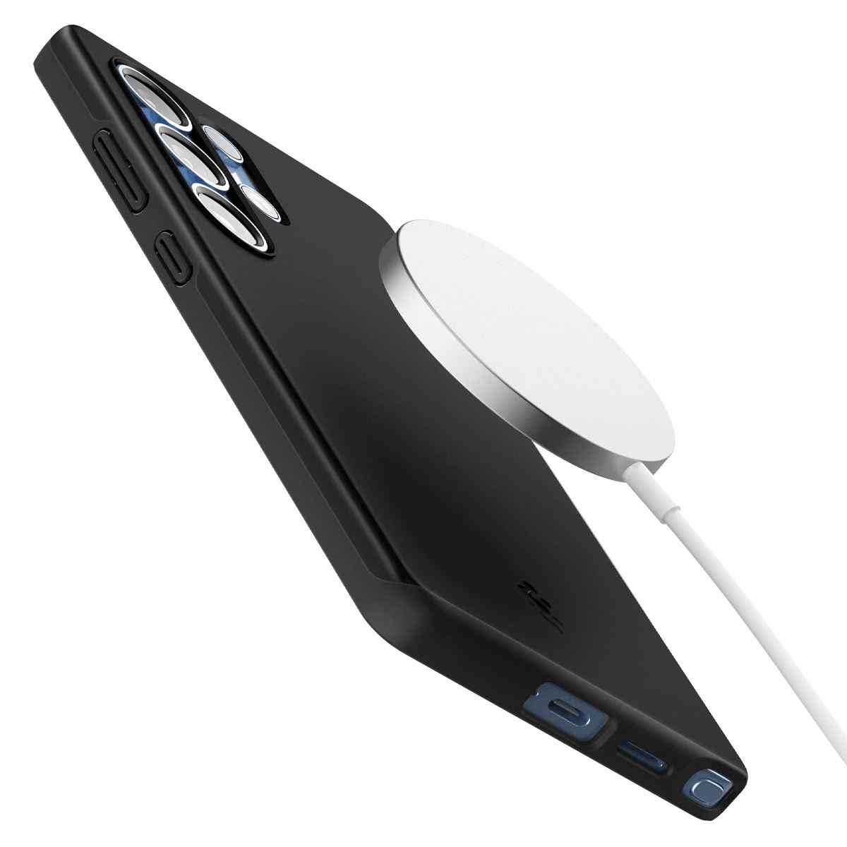 Spigen Thin Fit MagSafe, black - Samsung Galaxy S25 Ultra (11)
