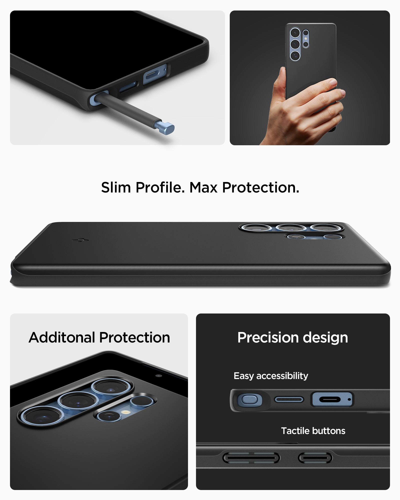 Spigen Thin Fit MagSafe, black - Samsung Galaxy S25 Ultra (20)