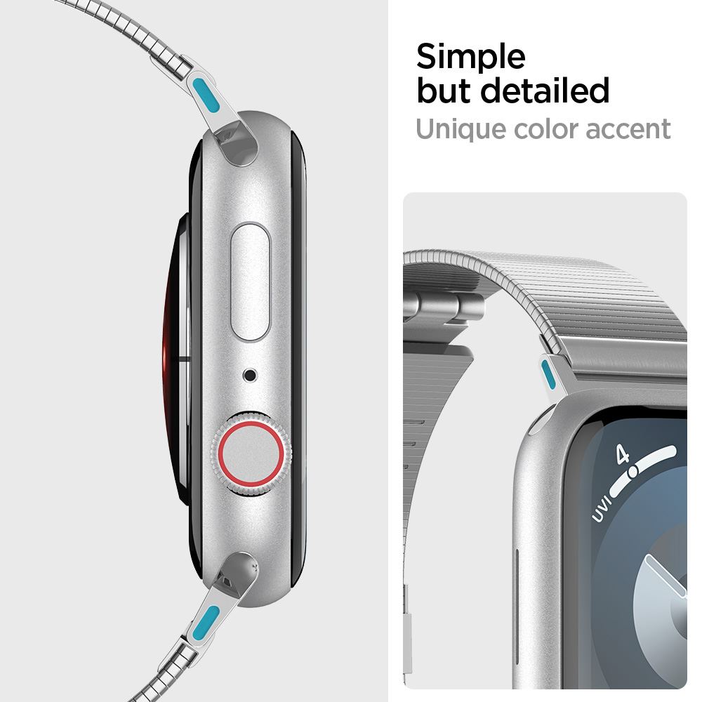 Spigen Sleek Link. silver - Apple Watch 42mm/41mm/40mm/38mm (18)