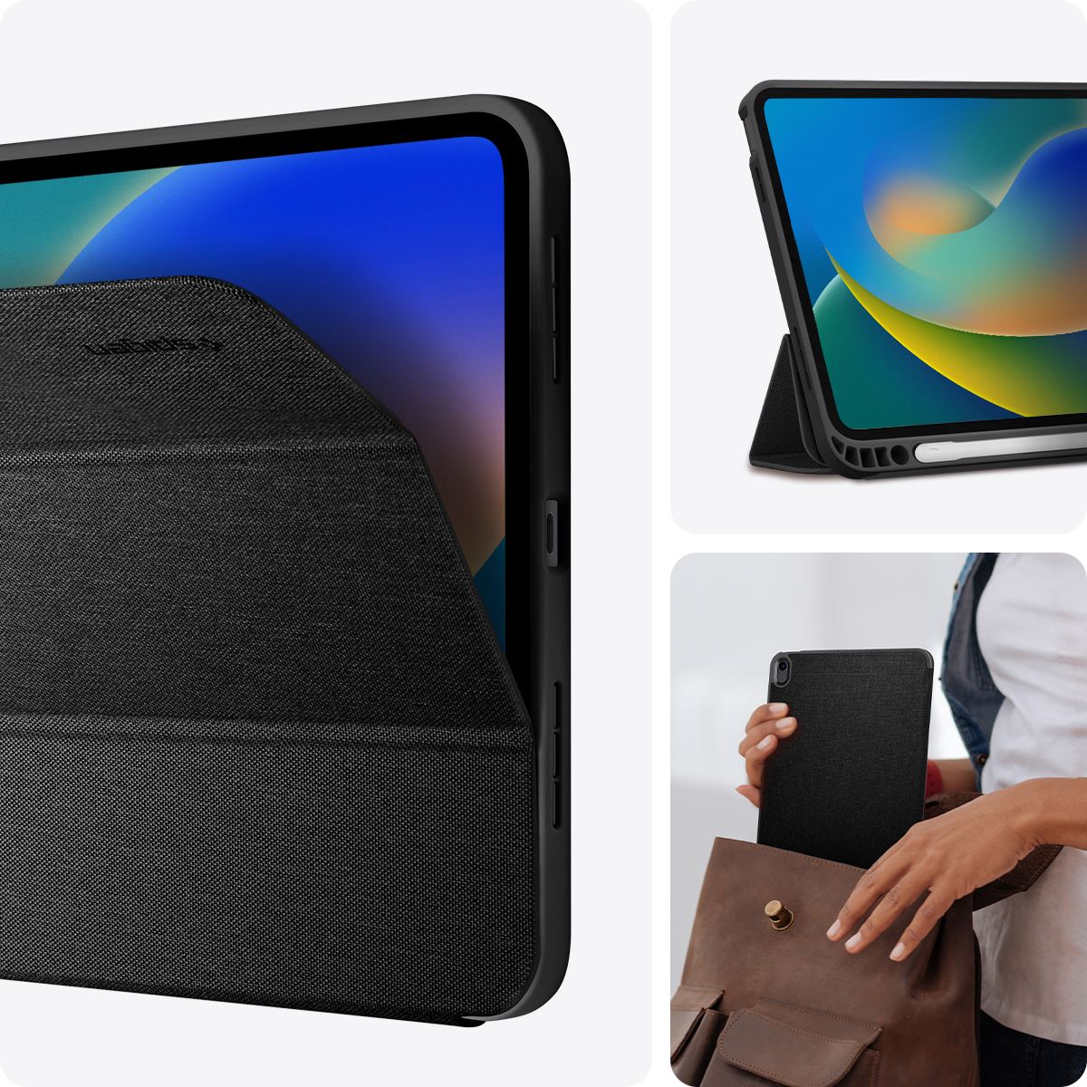 Spigen Urban Fit, black - iPad 10.9" 2022/11" 2025 (13)