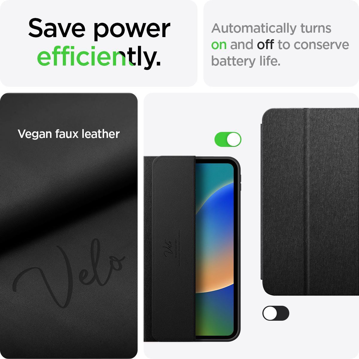 Spigen Urban Fit, black - iPad 10.9" 2022/11" 2025 (16)