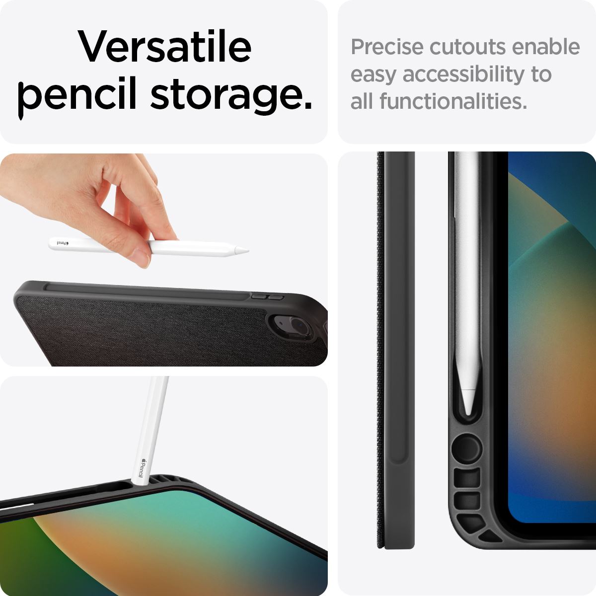 Spigen Urban Fit, black - iPad 10.9" 2022/11" 2025 (17)