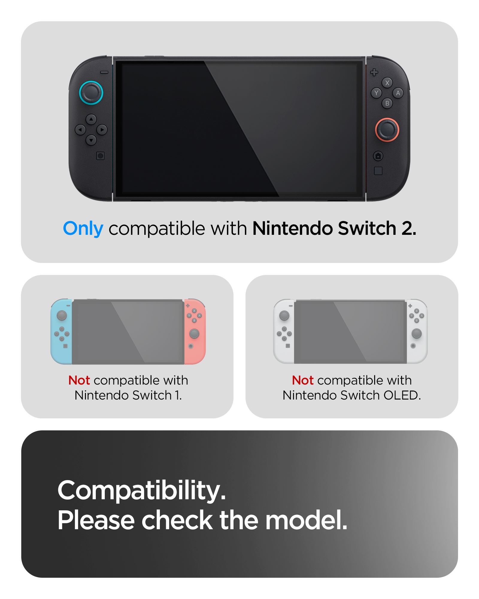 Spigen Thin Fit 360, frost black - Nintendo Switch 2 (11)