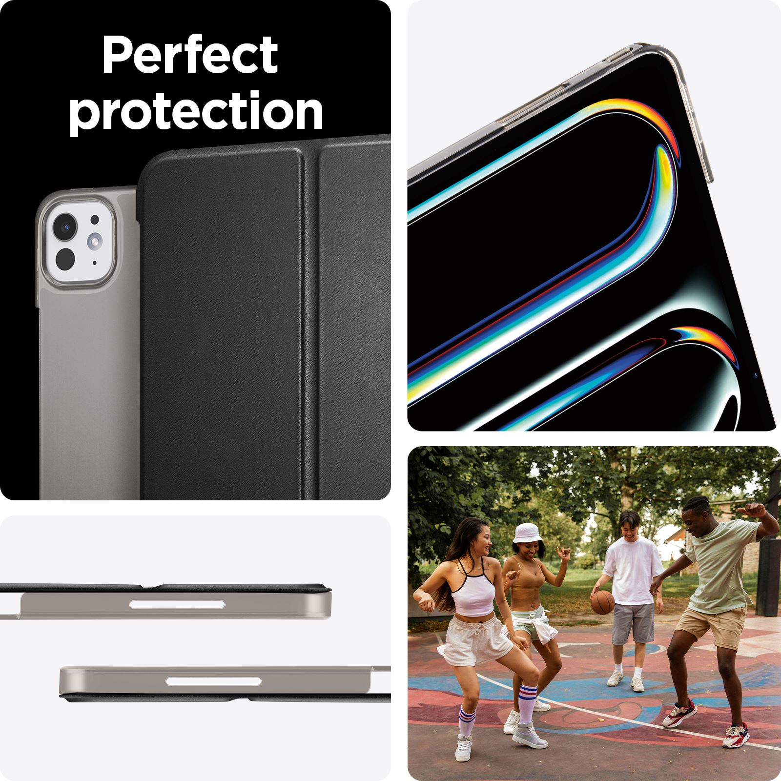 Spigen Smart Fold, black - iPad Pro 11" 2024 (14)