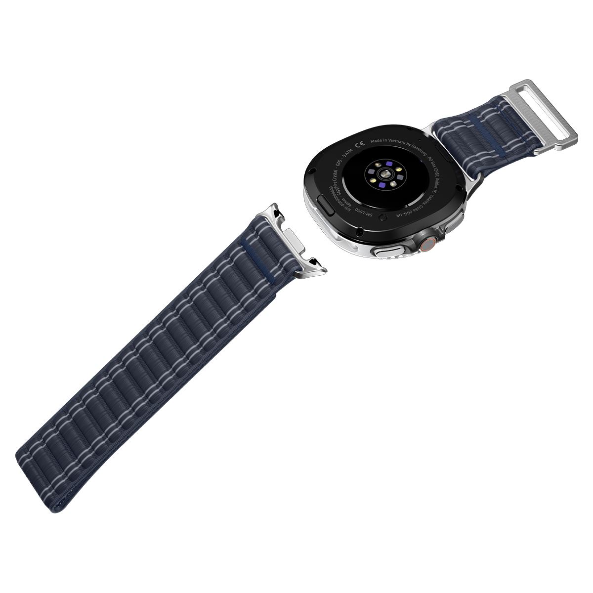 Spigen Fabric Band (hook-and-loop), navy - Samsung Galaxy Watch 8 46mm/44mm/40mm (11)