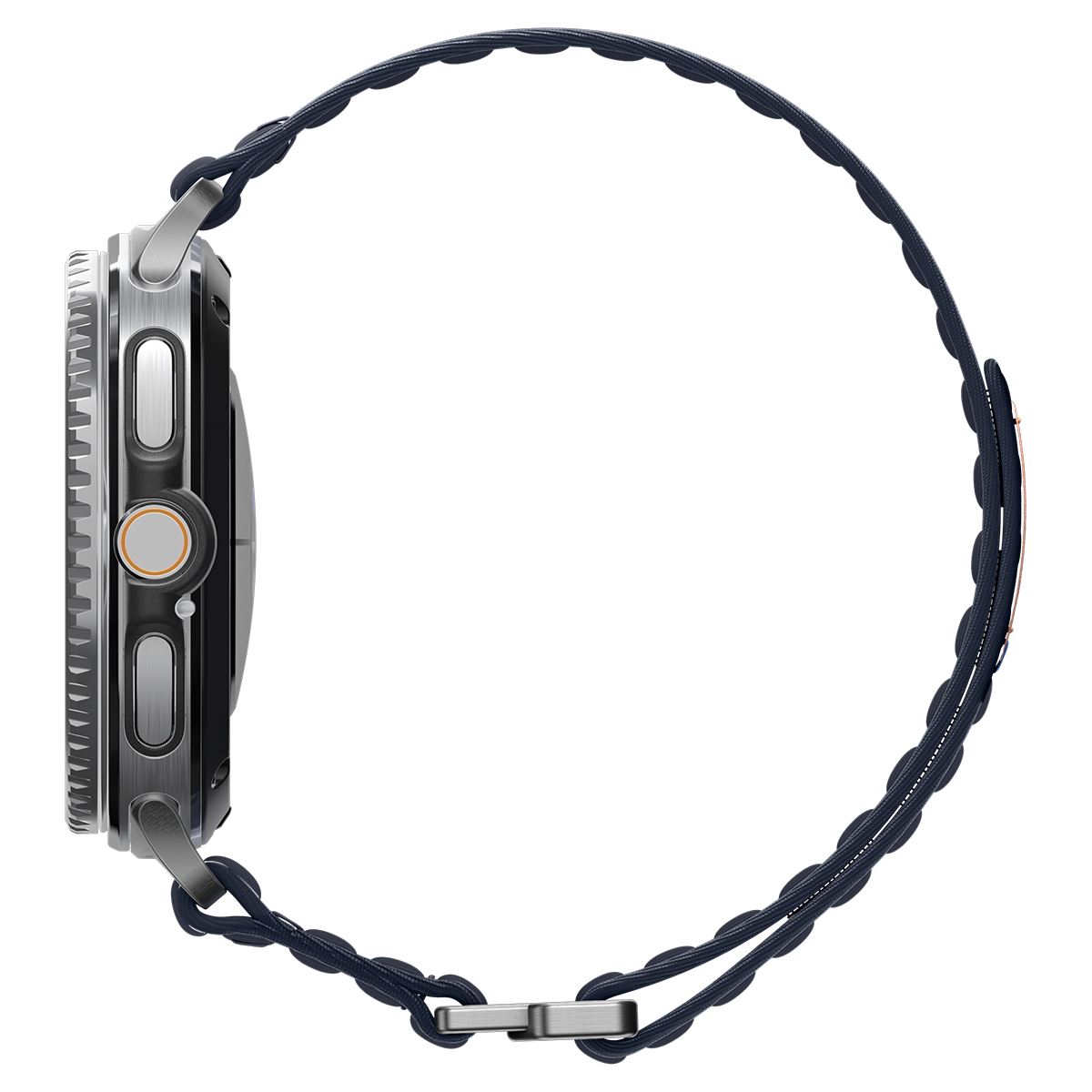 Spigen Fabric Band (hook-and-loop), navy - Samsung Galaxy Watch 8 46mm/44mm/40mm (3)