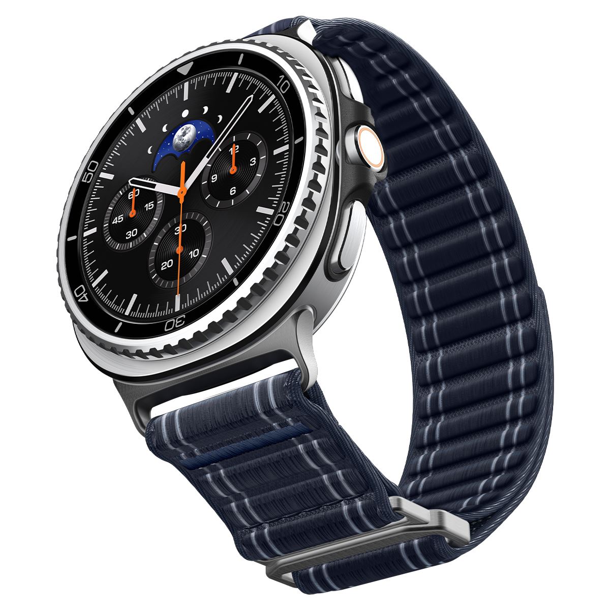 Spigen Fabric Band (hook-and-loop), navy - Samsung Galaxy Watch 8 46mm/44mm/40mm (5)