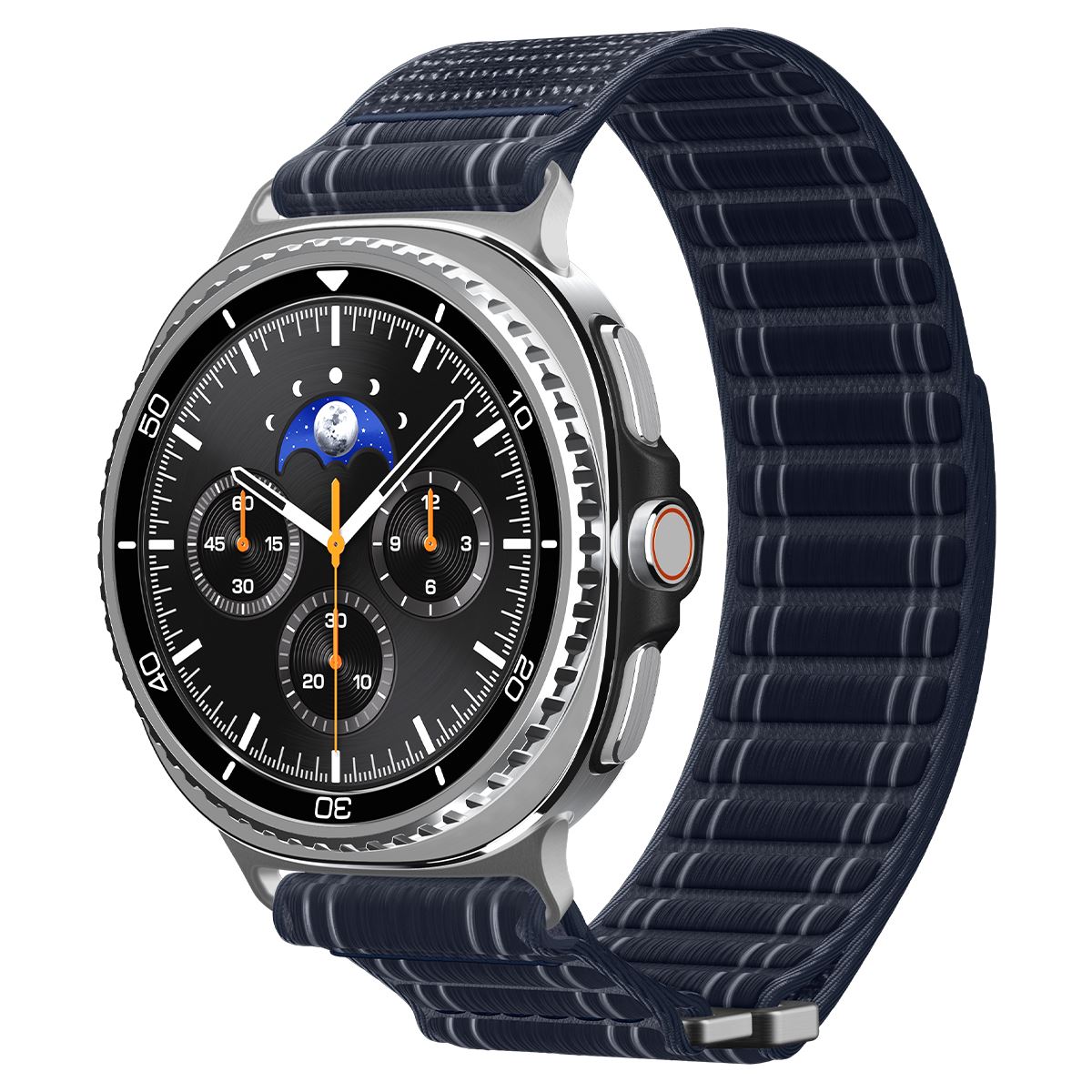Spigen Fabric Band (hook-and-loop), navy - Samsung Galaxy Watch 8 46mm/44mm/40mm