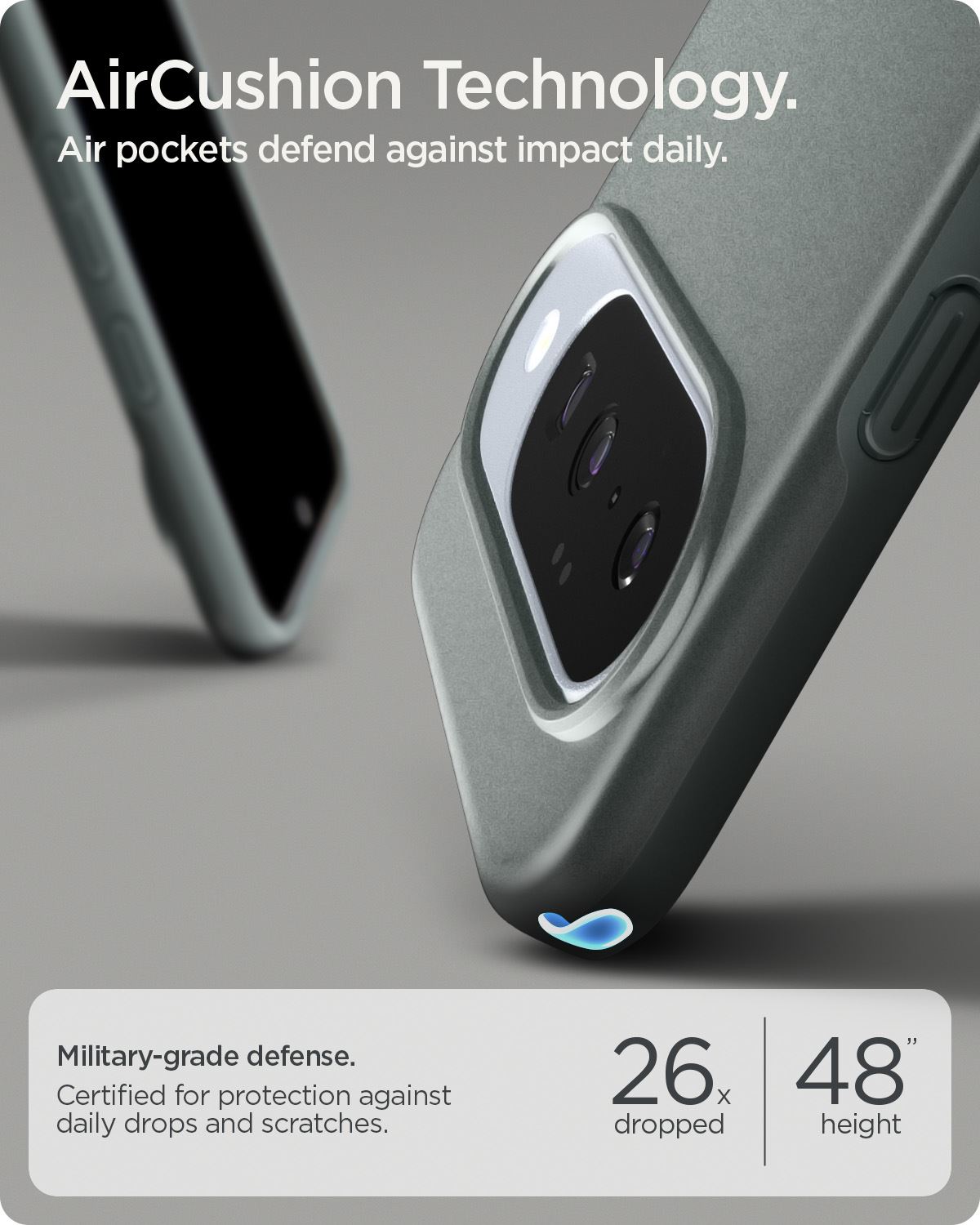 Spigen Thin Fit MagSafe, sage green - Google Pixel 10 Pro/Pixel 10 (15)