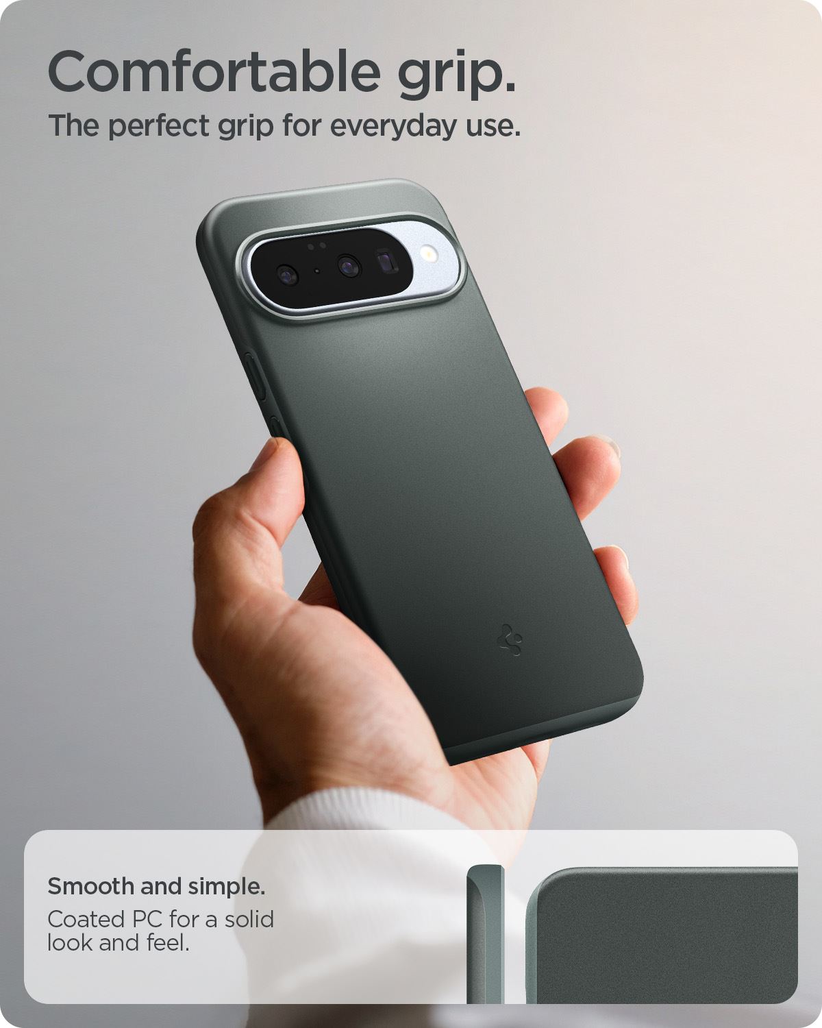 Spigen Thin Fit MagSafe, sage green - Google Pixel 10 Pro/Pixel 10 (17)