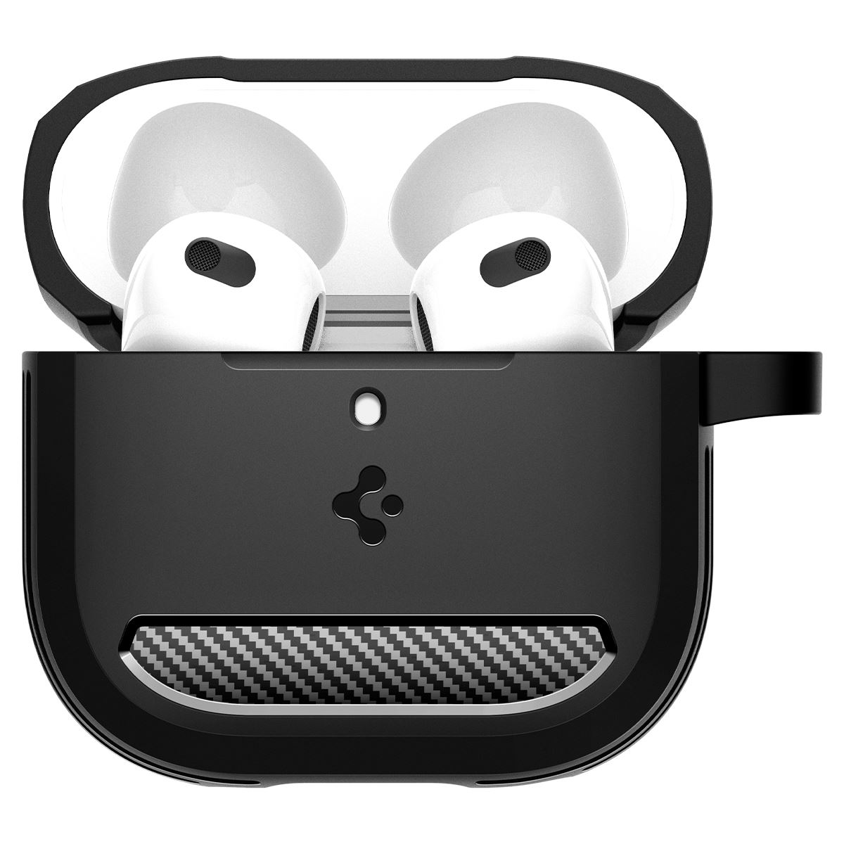 Spigen Rugged Armor, matte black - AirPods 4 (3)