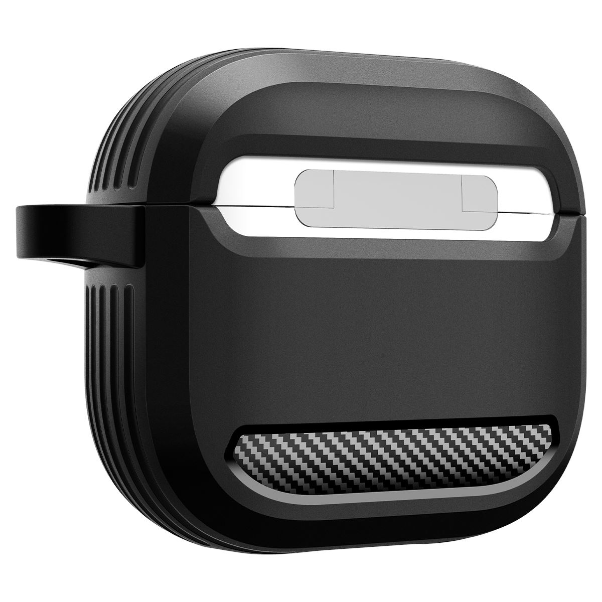 Spigen Rugged Armor, matte black - AirPods 4 (6)