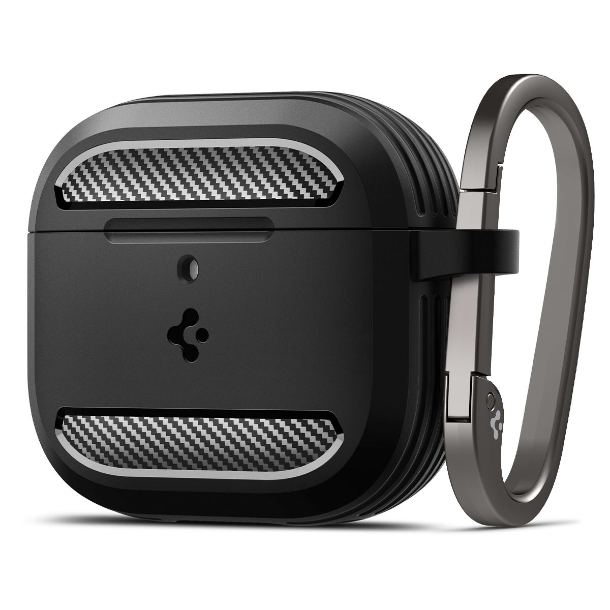 Spigen Rugged Armor, matte black - AirPods 4