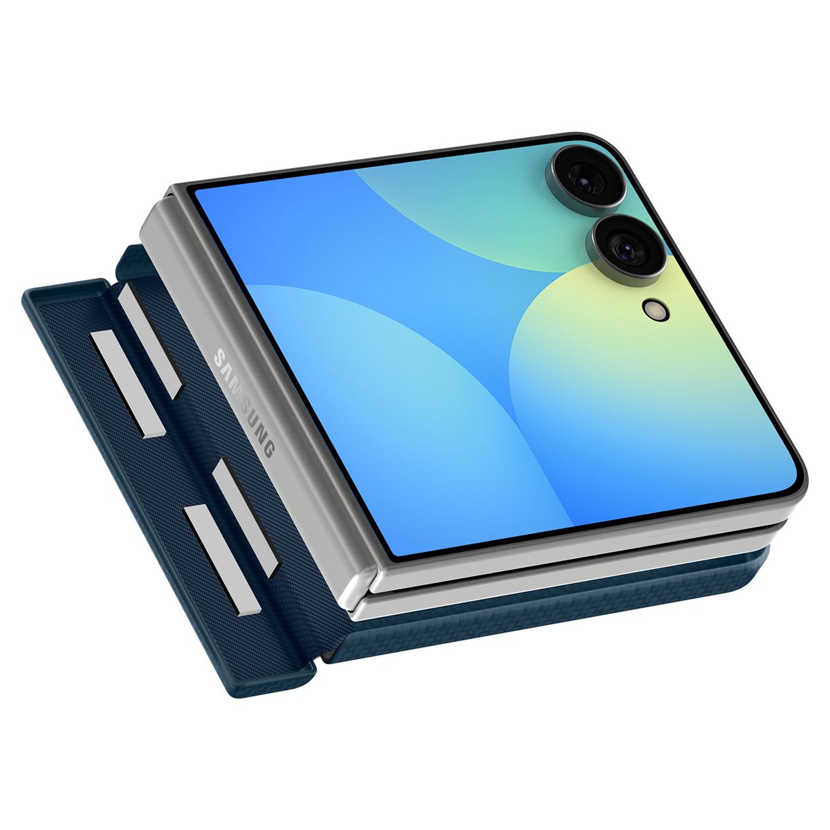 Spigen Air Skin Aramid MagSafe, navy - Samsung Galaxy Z Flip8 (14)