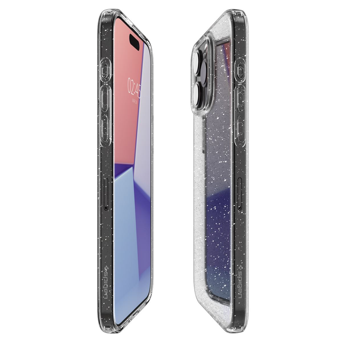 Spigen Liquid Crystal Glitter, crystal quartz - iPhone 15 Pro Max (10)