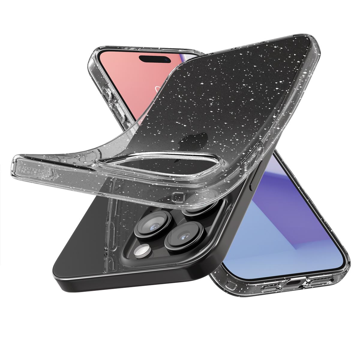 Spigen Liquid Crystal Glitter, crystal quartz - iPhone 15 Pro Max (7)