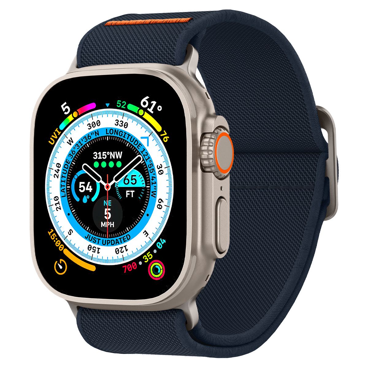 Spigen Lite Fit Ultra, navy - Apple Watch 49mm/46mm/45mm/44mm/42mm (1)