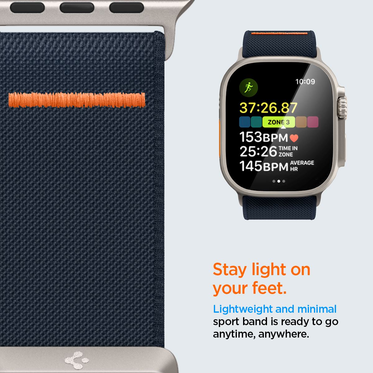 Spigen Lite Fit Ultra, navy - Apple Watch 49mm/46mm/45mm/44mm/42mm (13)