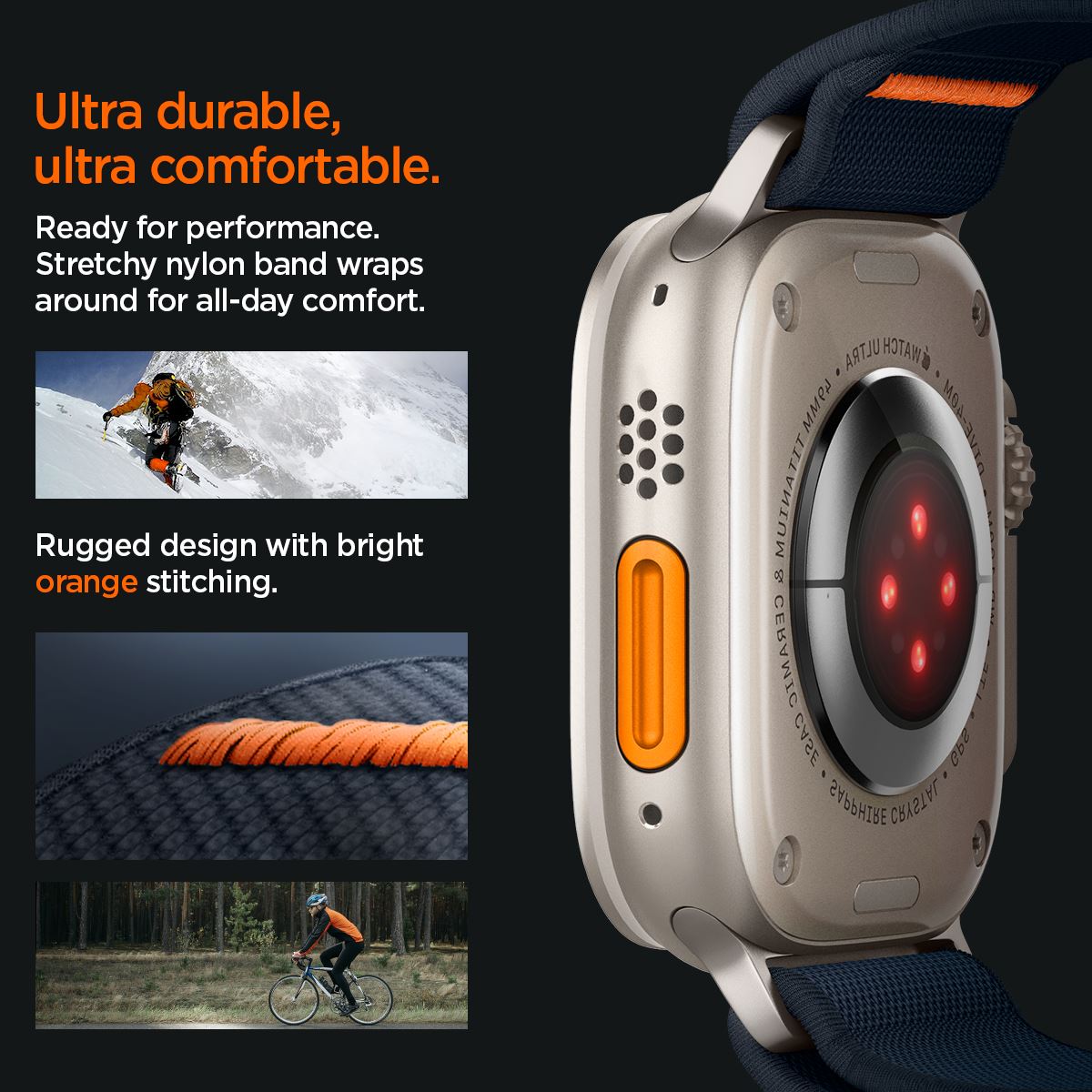 Spigen Lite Fit Ultra, navy - Apple Watch 49mm/46mm/45mm/44mm/42mm (14)