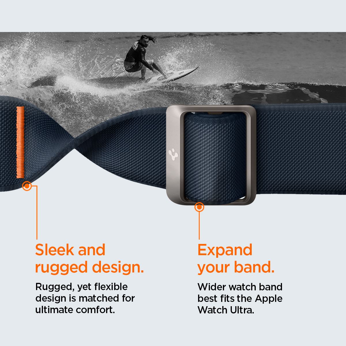Spigen Lite Fit Ultra, navy - Apple Watch 49mm/46mm/45mm/44mm/42mm (16)