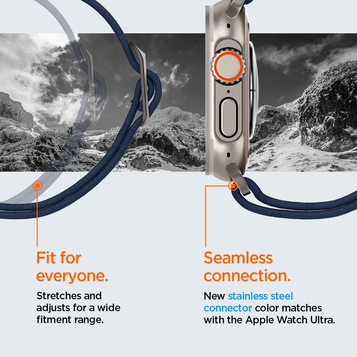 Spigen Lite Fit Ultra, navy - Apple Watch 49mm/46mm/45mm/44mm/42mm (17)