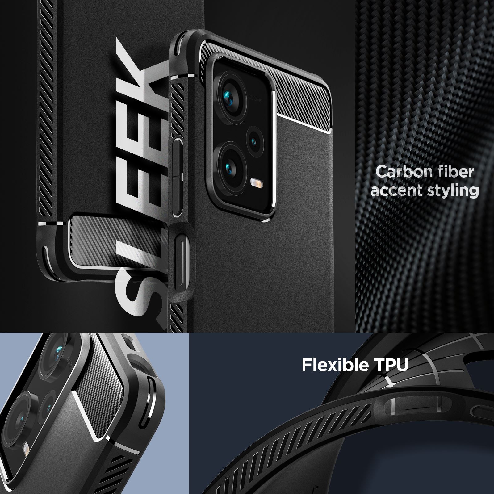 Spigen Rugged Armor, black - Xiaomi Redmi Note 12 Pro+ 5G (13)