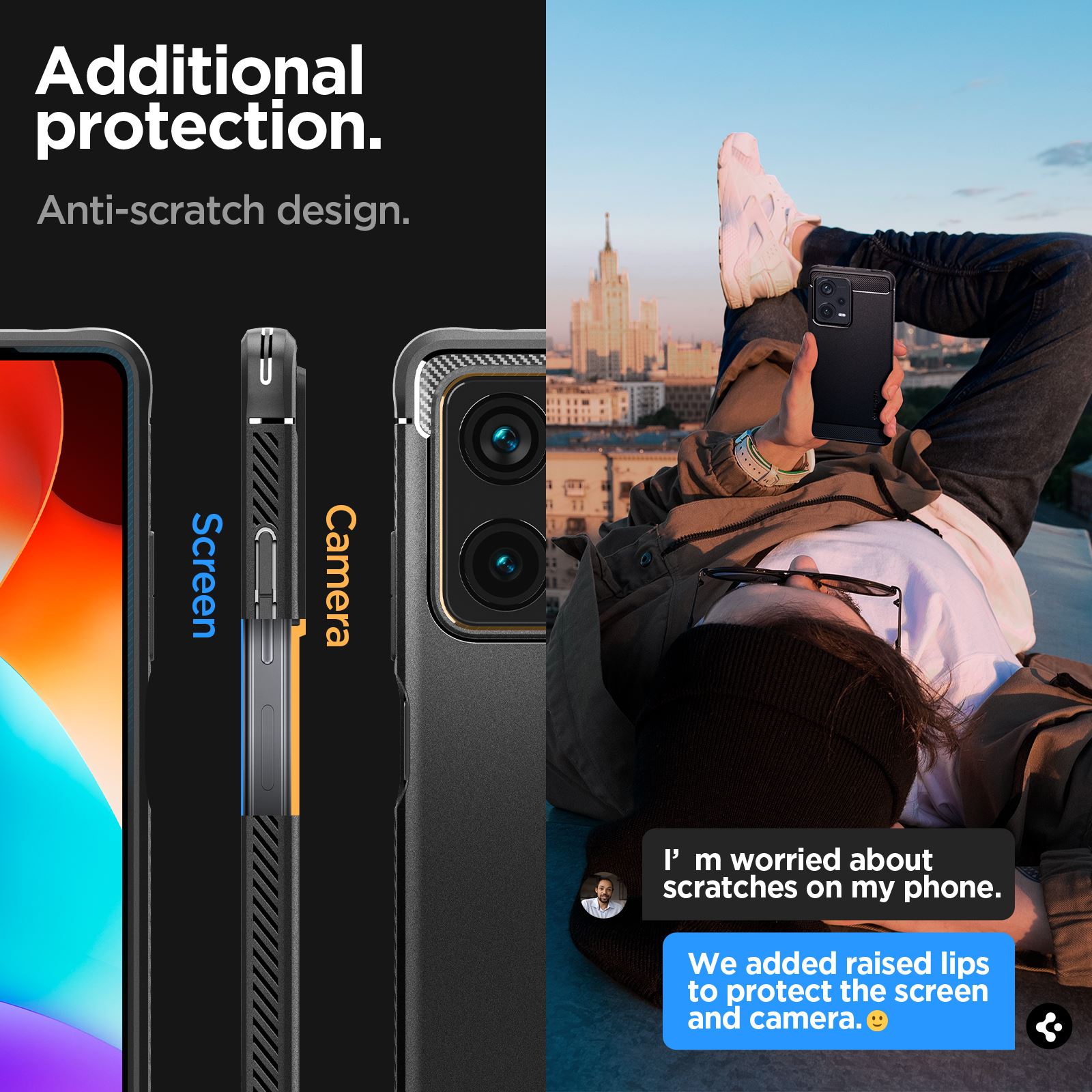 Spigen Rugged Armor, black - Xiaomi Redmi Note 12 Pro+ 5G (16)