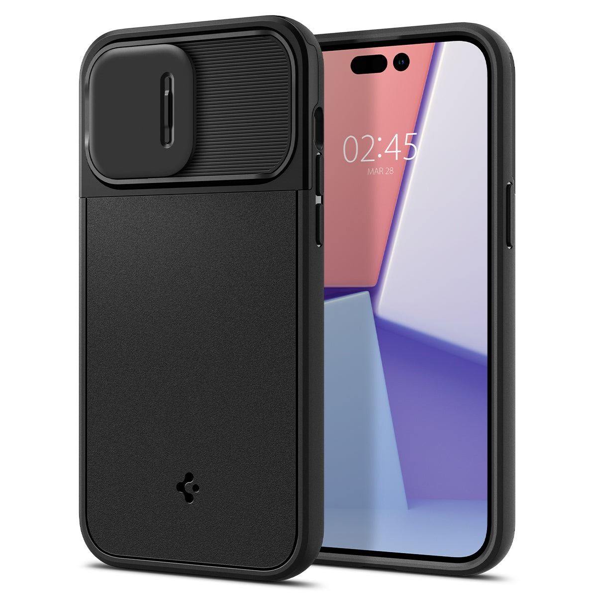 Spigen Optik Armor MagSafe, black - iPhone 14 Pro (6)